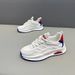 Sports Autumn Winter New Mesh Running Comfortable Soft Student Thick Sole Trendy Casual White Shoes For Men_desvips.com