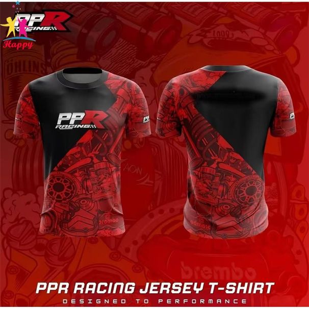 2025 New PPR RACING T-SHIRT 100% HIGH QUALITY T SHIRT(FREE CUSTOM NAME JERSEY NUMBER| Free Custom Name & Number_desvips.com