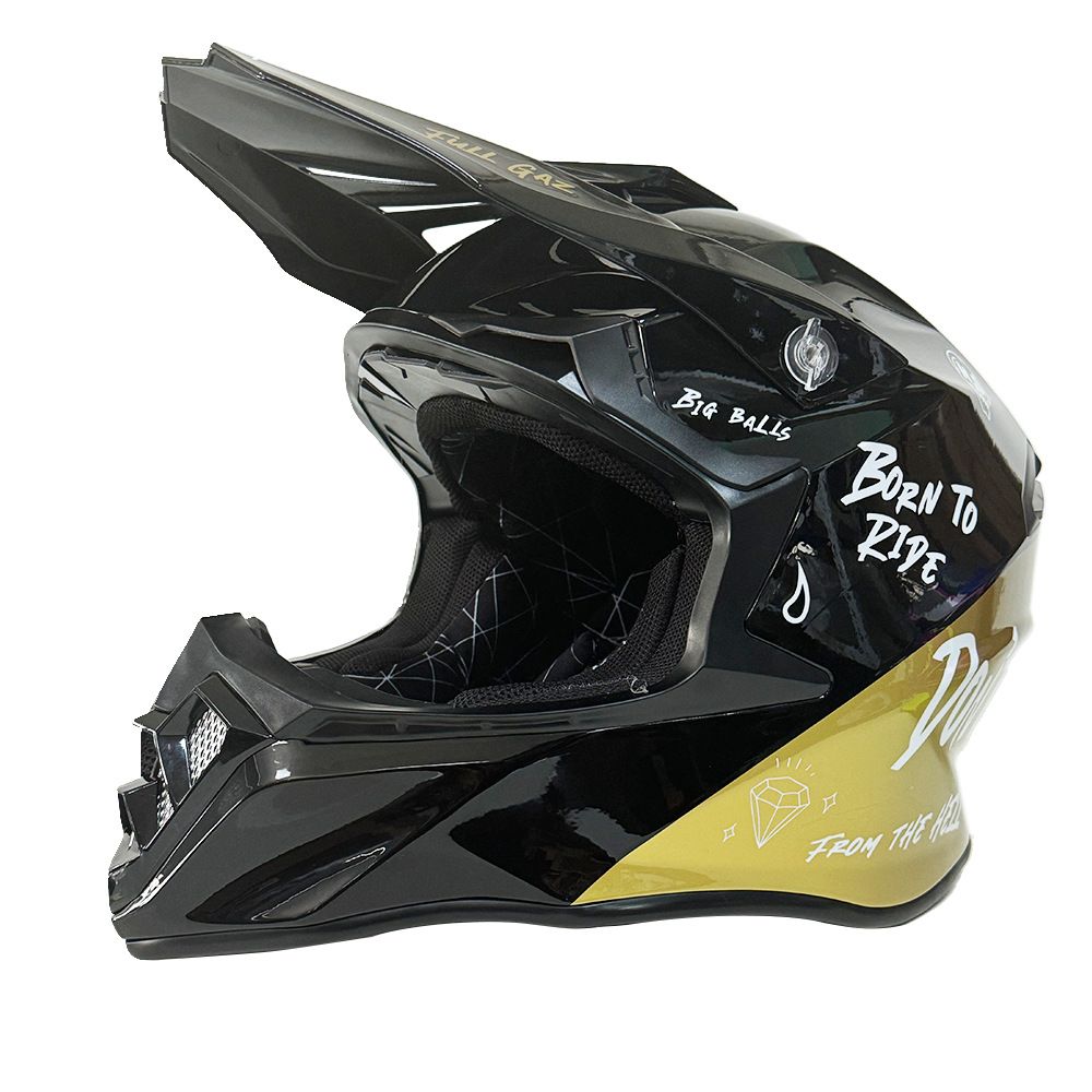 E-scooter helmet ECE Mountain Racing Hipster Cool off-road helmet Kart ATV helmet_desvips.com
