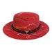 New Style Painted Flat Top Straw Fashion Casual Versatile Wide Brim Travel Beach Protection Panama Sun Hat_desvips.com