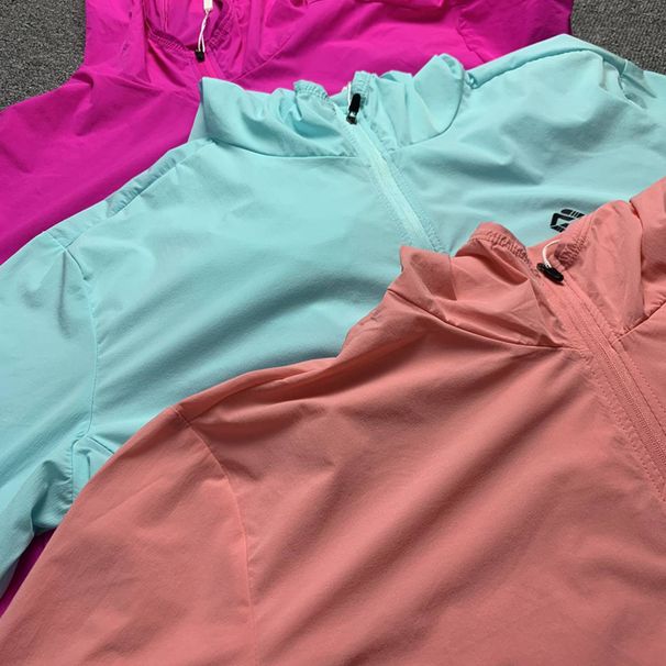 Outdoor Sports Summer Full Elastic Force Skin Windbreaker Women's Sun Protection Clothing Lightweight Breathable And_desvips.com