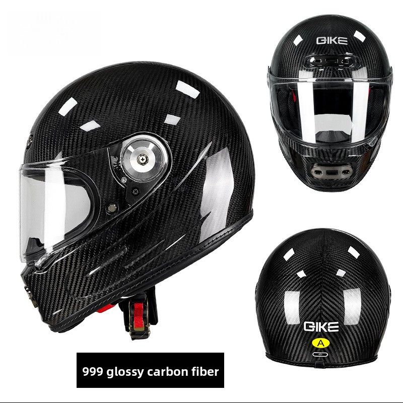 Qike Carbon Fiber Motorcycle All-Season Universal Ultra-Light Riding Safety New National Standard 3C Certification Full_desvips.com
