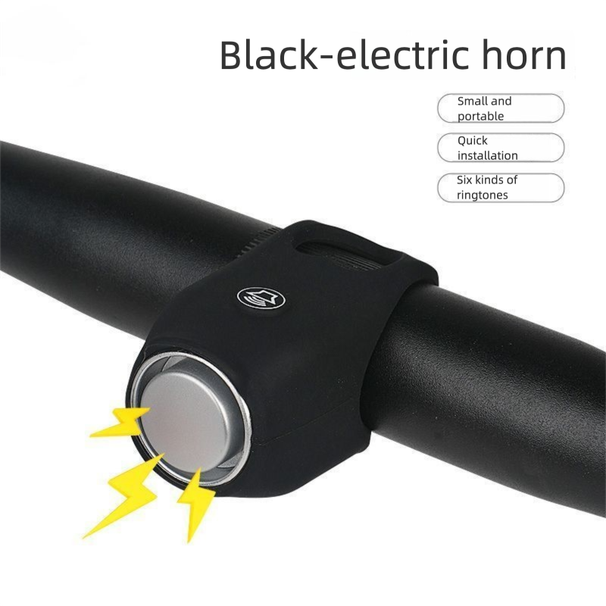 Highway Bike Electric Horn Mountain Bike Bell Charging Balance Electric Bike Horn Children's Bike Bell Accessories_desvips.com