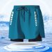 Men's Swim 2025 New Adult Double Layer Anti-Embarrassment Trunks Hot Spring Plus Size Quick-Dry Swimming Gear_desvips.com