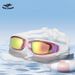 Qilang Large Frame Waterproof Anti-Fog Glasses HD Electroplated Adult Men And Women Silicone Swimming Goggles_desvips.com