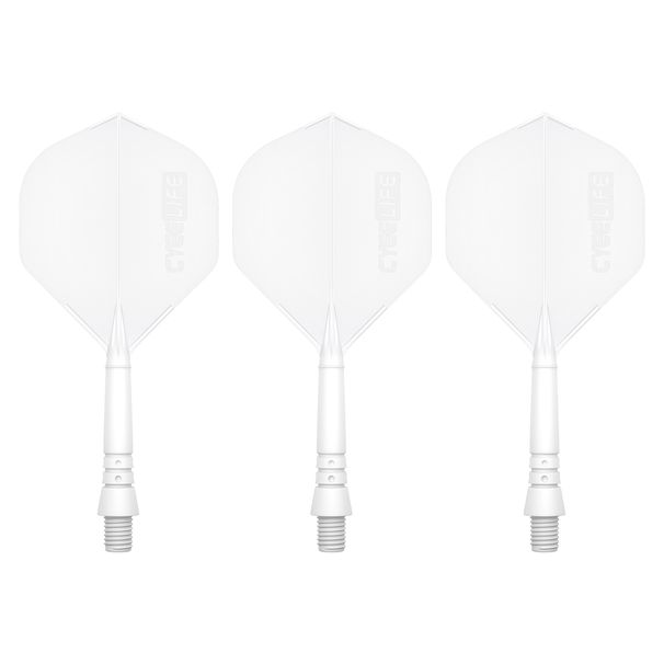 CyeeLife 3PCS Integrated Flights And Shafts 2BA Screw In-one Dart Accessorie Set Durable Anti-Fall_desvips.com