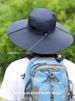 for Men, Summer Sun Hat, Outdoor Hiking Fishing Wide Brim Face Covering UV Protection Fisherman Hat_desvips.com