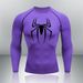 Tight Fitting Long Sleeved Men's Round Neck Bottoms, T-shirts, Breathable Quick Drying Clothes, Sports Training,_desvips.com