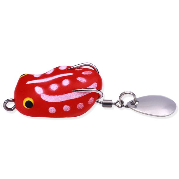 NEWUP Topwater Frog Fishing Lures Trolling Silicone Bait With Fishing Hooks Bass Pike Lure Frog Fishing Tackles_desvips.com
