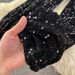Women's Clothing elegant temperament jumpsuit female ins wear one shoulder fur splicing sequins slim trousers_desvips.com