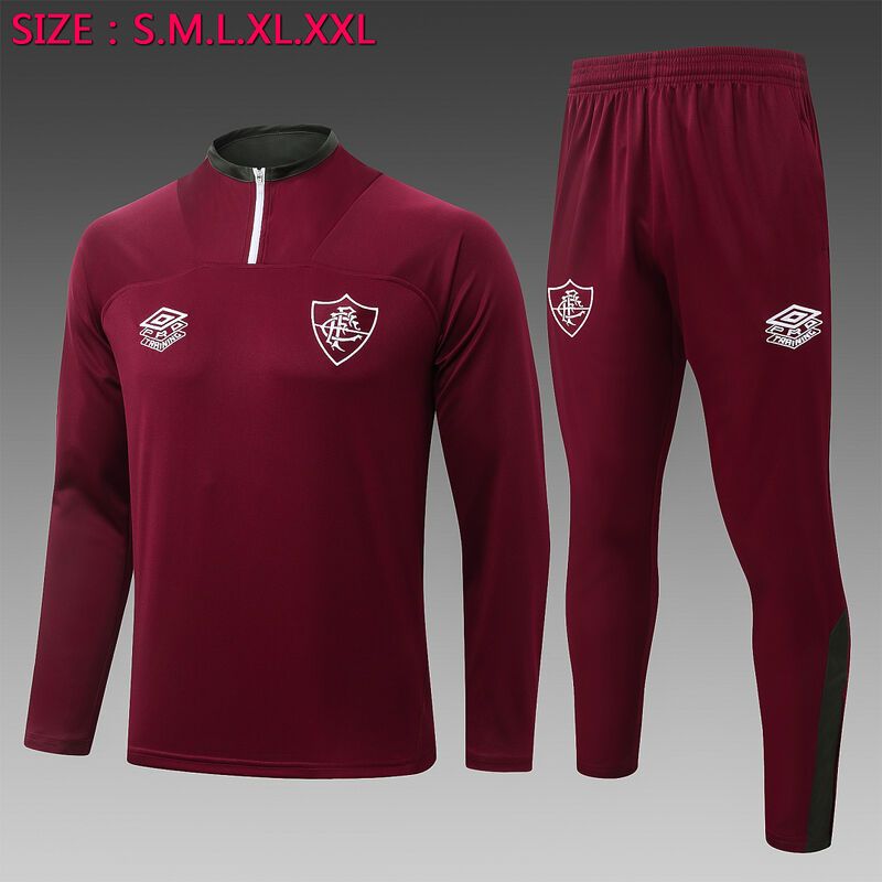 B25157 # 2526 Half Lafrominhoense Maroon | Adult Set Football Sports Pre Match Clothes Football Set_desvips.com