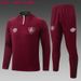 B25157 # 2526 Half Lafrominhoense Maroon | Adult Set Football Sports Pre Match Clothes Football Set_desvips.com