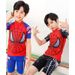 Children's Swimsuit Boys Astronaut Spider Cartoon Training Suit Arm Ring Swimming Goggles Set_desvips.com