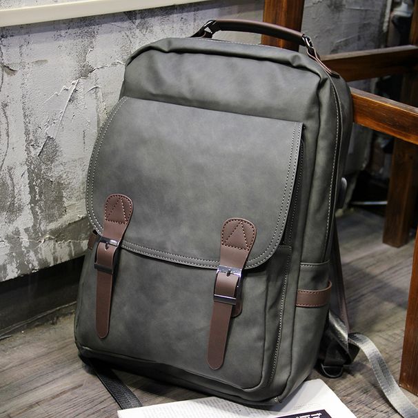 Men K-style Casual Trendy Outdoor Backpack_desvips.com