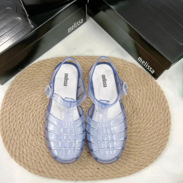 Women Roma Summer Sandals 2024 Hot Sale Retro Ladies Jelly Girls Flat Heel Holiday Beach Shoes Ddmysaturn_desvips.com