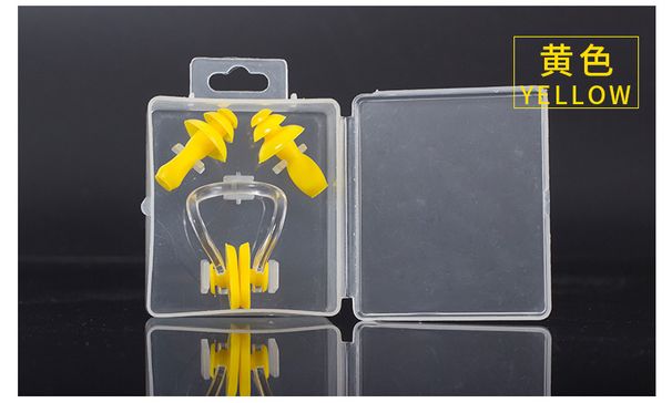 Diving Nose Clip Set, Adult Silicone Swimming Plugs, Children's Waterproof Ear Protection For Bathing Equipment_desvips.com