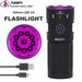 200W High-power 365nm Ultraviolet Flashlight, High-power Black Light LED Aluminum Alloy USB Charging Ultraviolet Lamp_desvips.com
