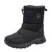 Ski Boots Russian Snow Boots Winter New Thick Large Size Women's Shoes Plus Velvet Warm Leisure Splash Proof Cross Border Cotton Shoes Men_desvips.com