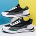Men's Sports Trendy New Spring And Autumn Color-Block Casual Dad Running Shoes_desvips.com