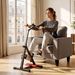 Vélo D'entraînement Pour La Rééducation Des Bras Et Des Jambes Avec Hauteur Et Largeur Réglable, Masseurs, LCD, Noir_desvips.com