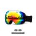 Men And Women Outdoor Sports Clip-On Prescription Glasses Anti-Fog Anti-UV Wide Field Of View Spherical Ski Goggles_desvips.com