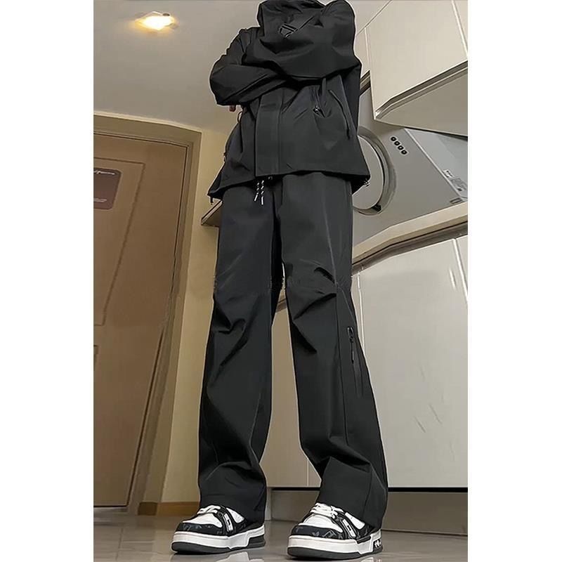 001 Waterproof Windproof Set For Men Spring Autumn New American Style Functional Work Pants Outdoor Jacket Direct Sale One_desvips.com