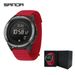 SANDA Electronic Sports Multifunctional Outdoor Pedometer Compass Hiking Waterproof Metronome Alarm Clock Watch_desvips.com