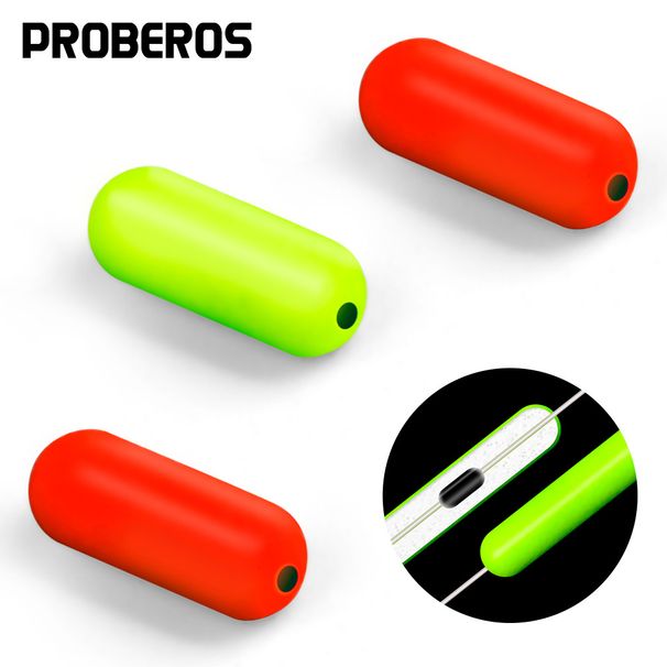 Column-shaped Seven-star Space Bean Eye-catching Round Olive-shaped Float 100 Pieces/Pack Fishing Gear Accessories_desvips.com