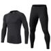 Sports & Entertainment Spot wholesale sports leisure running suit men's fitness tights quick drying clothes long sleeved trousers training suit 0005_desvips.com