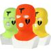 Warm Ear Protection Knitted Ski Hat Three Hole Balaclava Outdoor Cycling Head Cover Face Mask_desvips.com