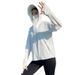 Summer Clothing UV Women Ice Silk Outdoor Cycling Large Brim Breathable Casual Loose Sun Protection Shirt_desvips.com