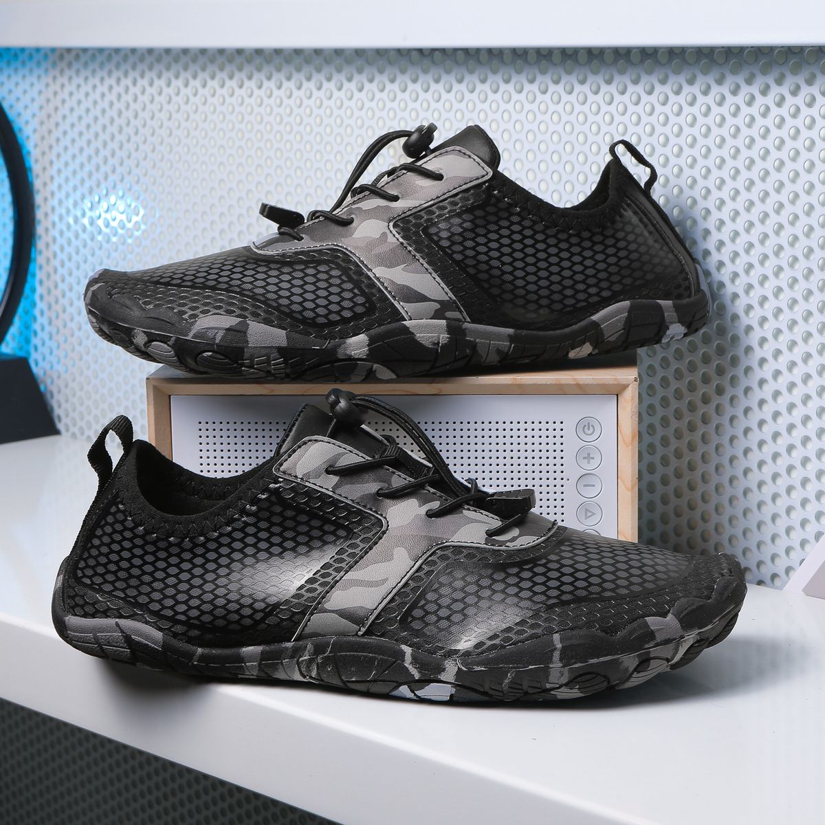 Unisex Water Sports Shoes For Swimming, Diving, Beach & Outdoor Activities - Lightweight Quick-Dry Barefoot Design With Anti-Slip Rubber Sole_desvips.com