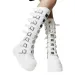 Gothic Platform Knee High Boots Punk Black Sexy Motorcycles 2023 New Halloween Cosplay 2024 Atos Mujer Shoes For Women_desvips.com