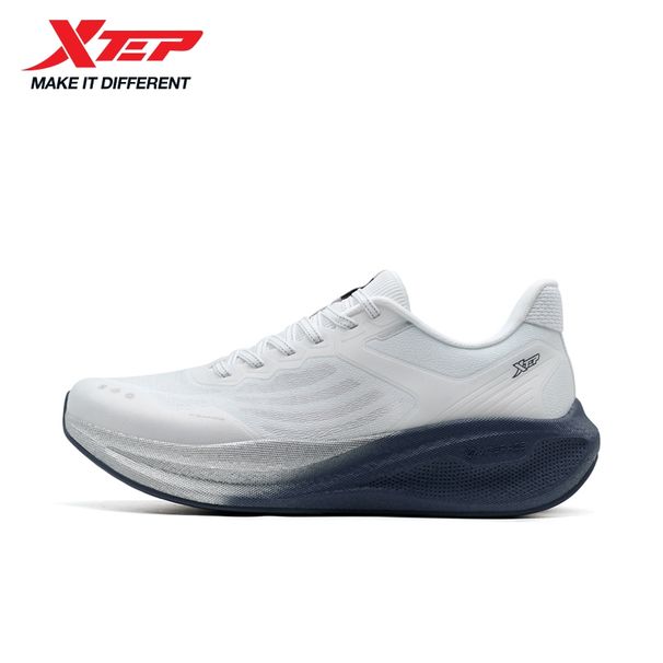 Xtep Backstay Summer For Men Comfortable Wear-Resistant Breathable Cushion Rebound Antibacterial Running Shoes_desvips.com
