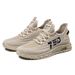 Men's Summer Running Shoes Breathable Mesh Upgraded Version Flat Knitting Style Casual Sports Sneakers Low Cut Slip-On_desvips.com