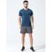 Men's Clothing Sports T-Shirt Quick-Drying Short-Sleeved Running Fitness Training Clothes Elastic Breathable Ice-Feel Cycling Clothes_desvips.com
