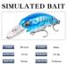 Lure Bait Long Distance Floating Laser Rock Fat Man 8.9cm15.5g Noise Beads + Three Hooks Bait_desvips.com