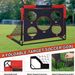 2-In-1 Portable Soccer Goal With Detachable Net - 420D Oxford Fabric Football Training Goal_desvips.com