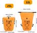 ROCKBROS Double Luggage Rack Bag, Bicycle Bag, 25L - 32L, 100% Waterproof, Black_desvips.com