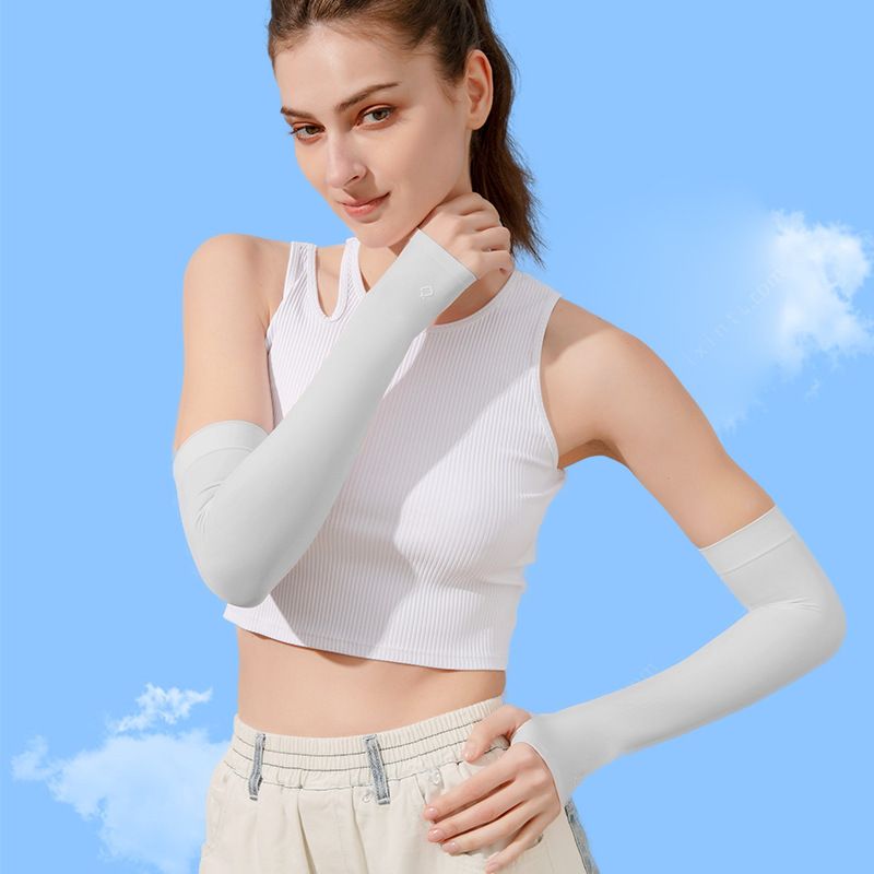Summer Sun Protection Seamless High-Elastic Outdoor Mosquito Repellent Sleeves, Cooling Sleeves For Driving, Cycling,_desvips.com