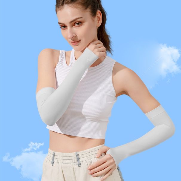 Summer Sun Protection Seamless High-Elastic Outdoor Mosquito Repellent Sleeves, Cooling Sleeves For Driving, Cycling,_desvips.com