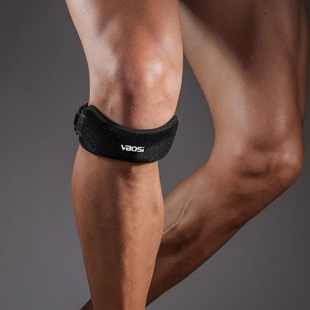 VBOSI Sports Pads Outdoor Running Basketball Fitness Protection Compression Patella Strap Injury Knee Support_desvips.com