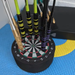 10cm Mini Holder Dart Dock, EVA Foam Base Station With Dual-Sided Dartboard Design, Display Stand For Home & Party Games_desvips.com