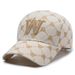 Hat Spring Autumn Women's Sun Protection Shade Trendy Versatile Ins Print Embroidery W Fashion Japanese And Korean_desvips.com