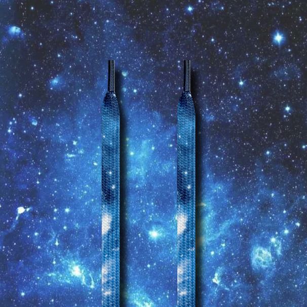 Galaxy Star flat shoelaces for men and women_desvips.com