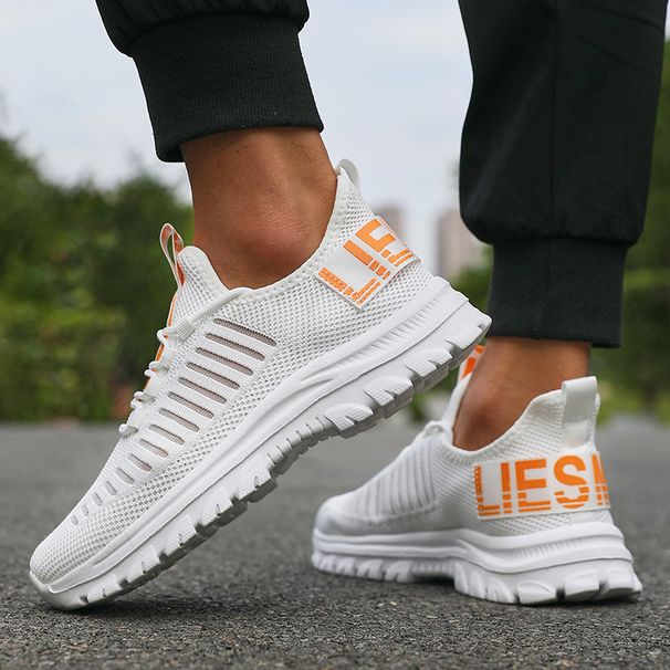Non-slip Men's Summer Comfortable Breathable Couple Running Shoes Women Tenis Sports Shoe White Walking Man Sneakers_desvips.com