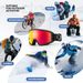 Qunature Ski Goggles, Anti-Fog Snow Goggles with Double Lenses for Winter Sports, 3 Colors_desvips.com