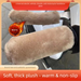 Electric Scooter Gloves Winter Cold-Proof Warm Rabbit Fur Motorcycle Tricycle Handlebar Brake Covers_desvips.com