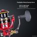 All-metal Long-distance Casting Fire Lizard Raft Lure Spinning Reel, Fishing Gear_desvips.com