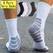 6 Pairs Sport Autumn-Winter Men's Women Thermal Terry Socks Cotton Mid-Crew Antibacterial Moisture-Wicking For_desvips.com